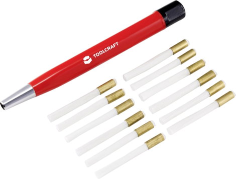 Üvegszálas tisztító stift készlet Ø 11 x 114 mm, 12 db, TOOLCRAFT TO-5864070 3. kép