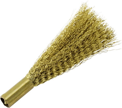 TOOLCRAFT TO-5864076 Tartalék ecset üvegszálas tisztítóecsethez (sárgaréz drót), 4 mm, 12 db Ø 4 mm 3. kép
