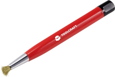 TOOLCRAFT TO-5864076 Tartalék ecset üvegszálas tisztítóecsethez (sárgaréz drót), 4 mm, 12 db Ø 4 mm 4. kép