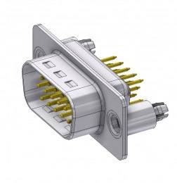 Deltron Connectors Deltron HD-D15 PY/2 M86UN D-SUB dugó 180 ° Pólusszám: 15 Forrasztható, Tüskék 1 d
