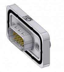 Deltron Connectors Deltron HD-DWM15PZ/2M85UN D-SUB dugó 180 ° Pólusszám: 15 Forrasztókehely 1 db