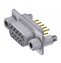Deltron Connectors Deltron DTS09SY/2M86UNB5 D-SUB alj 180 ° Pólusszám: 9 Forrasztható, Tüskék 1 db