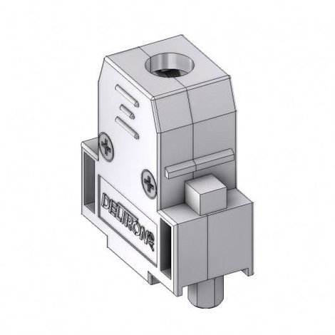 Deltron Connectors Deltron CTLM09RUN4 D-SUB ház Pólusszám: 9 Műanyag, fémes 180 ° Fémes 1 db