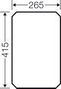 Hensel Mi MP 3 Szerelőlap (H x Sz) 415 mm x 265 mm Keménypapír 1 db 2. bélyegkép