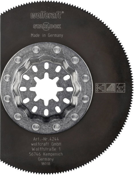 Wolfcraft 4244000 Szegmens fűrészlap 85 mm 1 db