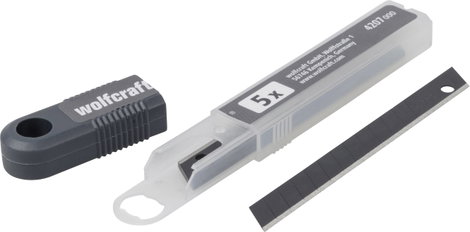Lepattintható pengék Profi-Sharp 9 mm fekete Wolfcraft 4207000 5 db