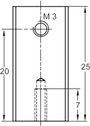 ASSMANN WSW V5629G Strang hűtőtest 40 K/W (H x Sz x Ma) 25 x 12 x 6.5 mm TO-220 2. bélyegkép
