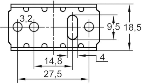 ASSMANN WSW V5630-T Hűtőtest 15 K/W (H x Sz x Ma) 35 x 18.5 x 15 mm TO-220 2. kép