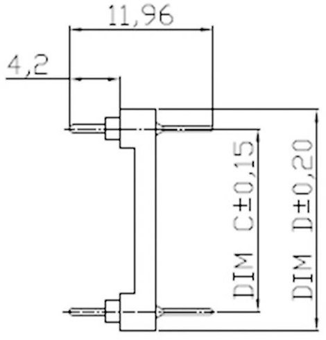 ASSMANN WSW AR 28-ST/T AR 28-ST/T Adapter IC foglalat Raszterméret: 15.24 mm Pólusszám: 28 1 db 3. kép