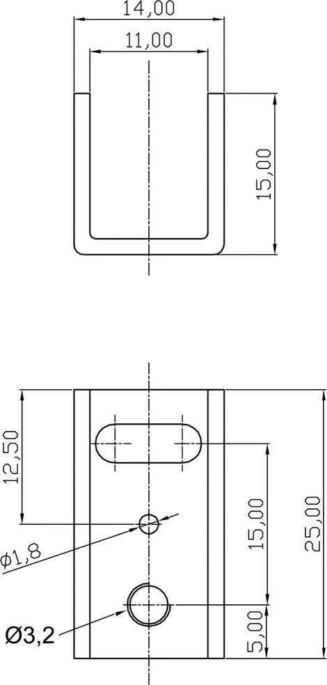 ASSMANN WSW V5074C-T V5074C-T U hűtőtest 20 K/W (H x Sz x Ma) 25 x 14 x 15 mm TO-220 2. kép