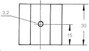 ASSMANN WSW V5220L V5220L Strang hűtőtest 8 K/W (H x Sz x Ma) 30 x 32 x 20 mm TO-220 2. bélyegkép