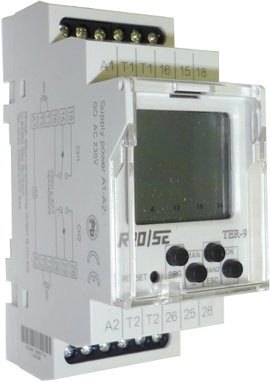 Rose LM Kapcsolószekrény fűtés termosztát TER-9 230 V/AC 2 váltó (H x Sz x Ma) 90 x 35.5 x 64 mm 1 d