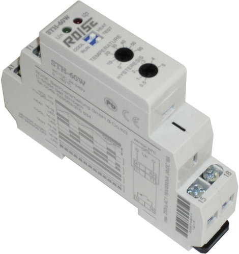 Rose LM Kapcsolószekrény fűtés termosztát STH-60W 240 V/AC, 240 V/DC 1 záró 1 db