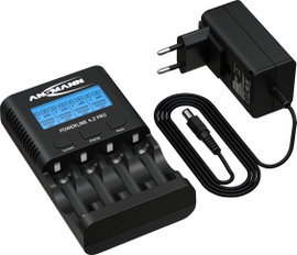Ansmann Powerline 4.2 Pro Hengeres akku töltő NiCd, NiMH Mikro (AAA), Ceruza (AA)