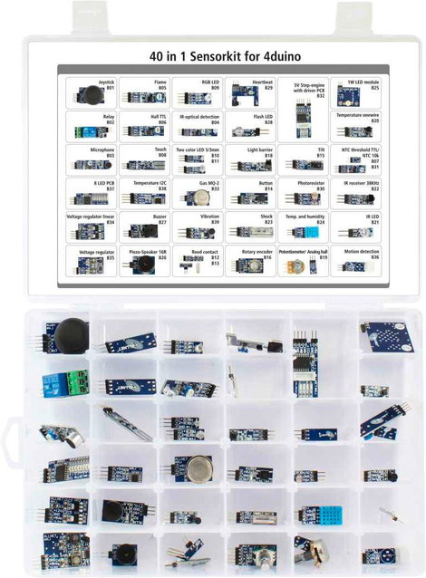Allnet 4duino_40in1_Kit1 Érzékelő készlet 1 készlet Alkalmas: Arduino 4. kép