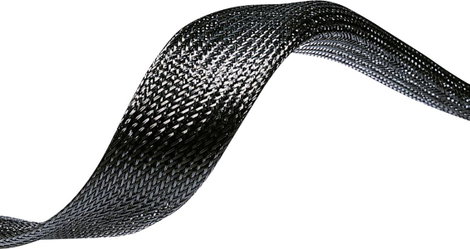 HellermannTyton 170-00060 HEGPX06-PET-BK Fonat védőtömlő Fekete Poliészter 3 - 10 mm méteráru 2. kép