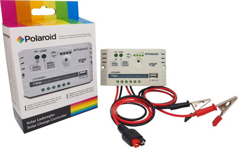 Polaroid LS1024EU Napelem töltésszabályozó PWM 12 V, 24 V 10 A 2. kép
