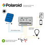 Polaroid LS1024EU Napelem töltésszabályozó PWM 12 V, 24 V 10 A 3. bélyegkép