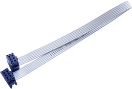 BKL Electronic 10120666 Szalagkábel Raszterméret: 2.54 mm 6 x 0.08 mm² Szürke 1 db