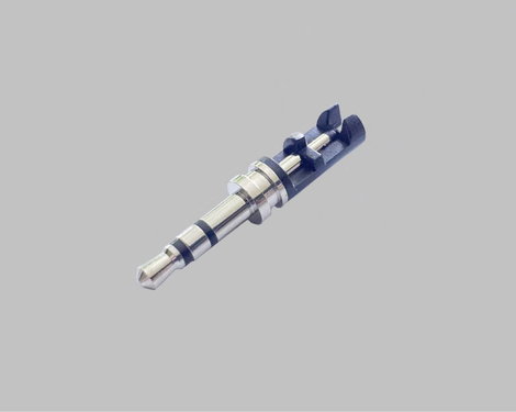 BKL Electronic 1105021 Jack csatlakozó, 2,5 mm Dugó Pólusszám: 3 Sztereo 1 db