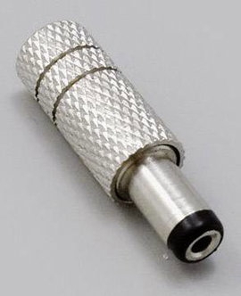 BKL Electronic 072687 Kisfeszültségű csatlakozó Dugó, egyenes 5.50 mm 2.50 mm 1 db