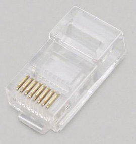 BKL Electronic Moduláris csatlakozó, 8P8C kerek kábelekhez 143042 Pólusszám 8P8C 1 db