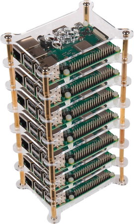 Joy-it RB-Case+19 SBC ház Alkalmas: Raspberry Pi Átlátszó akrilüveg