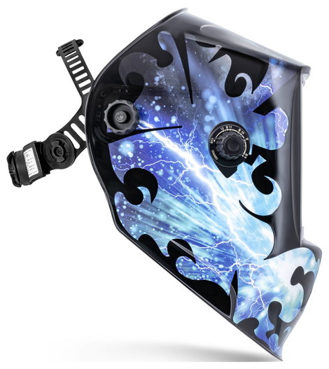 Toolit 5-9 / 9-13 G COSMIC 044104 Hegesztő védőpajzs Fekete, Kék 4. kép