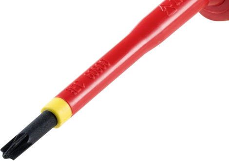 VDE plusz/mínusz csavarhúzó SL/PZ1, penge hossz: 80 mm, Toolcraft TO-6326247 6. kép