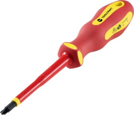 VDE plusz/mínusz csavarhúzó SL/PZ 2, penge hossz: 100 mm, Toolcraft TO-6326250