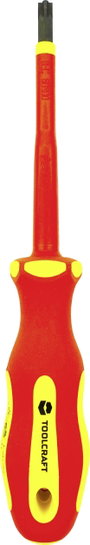 VDE plusz/mínusz csavarhúzó SL/PZ 2, penge hossz: 100 mm, Toolcraft TO-6326250 2. bélyegkép