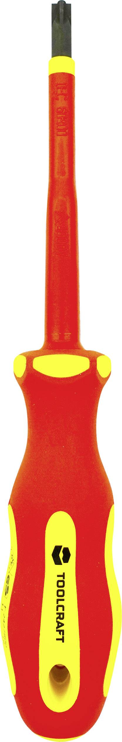 VDE plusz/mínusz csavarhúzó SL/PZ 2, penge hossz: 100 mm, Toolcraft TO-6326250 2. kép