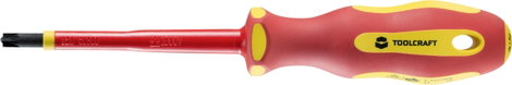 VDE plusz/mínusz csavarhúzó SL/PZ 2, penge hossz: 100 mm, Toolcraft TO-6326250 6. kép
