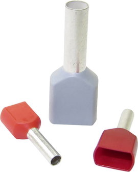 WKK 6473 Iker érvéghüvely 1.5 mm² Részlegesen szigetelt Piros 500 db