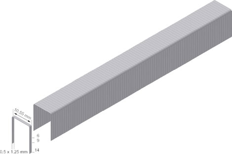 Kapocsok PF06CNK 8000 db Prebena PF06CNK Méret (H x Sz) 6 mm x 10.55 mm
