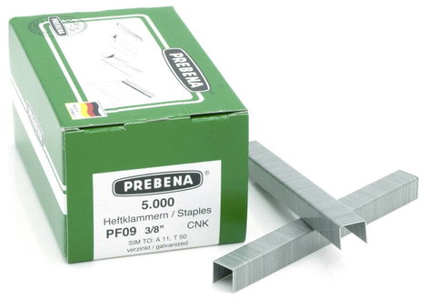 Kapocsok PF09CNK 5000 db Prebena PF09CNK Méret (H x Sz) 9 mm x 10.55 mm 2. kép
