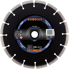 Rhodius 304095 DG70 Gyémánt bevonatú vágótárcsa Ø 230 mm Furat átmérő 22.23 mm Beton 1 db