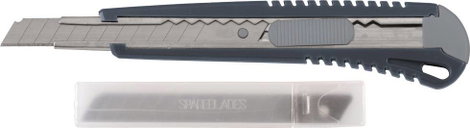 kwb 026690 Hobbiból készült késkészlet 5 tartalék pengével, 9 mm 1 db