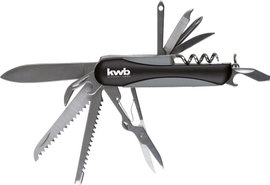 Többfunkciós zsebkés, 11 funkció, KWB 016120