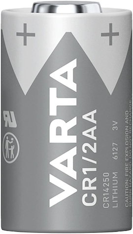 Varta LITHIUM Cylindr. CR1/2AA Bli 1 Speciális elem CR 1/2 AA Lítium 3 V 1 db