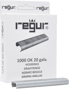 Regur OK 20 horganyzott gömbcsíptető 1000 db Regur 60714 Méret (H x Sz) 10 mm x 90 mm