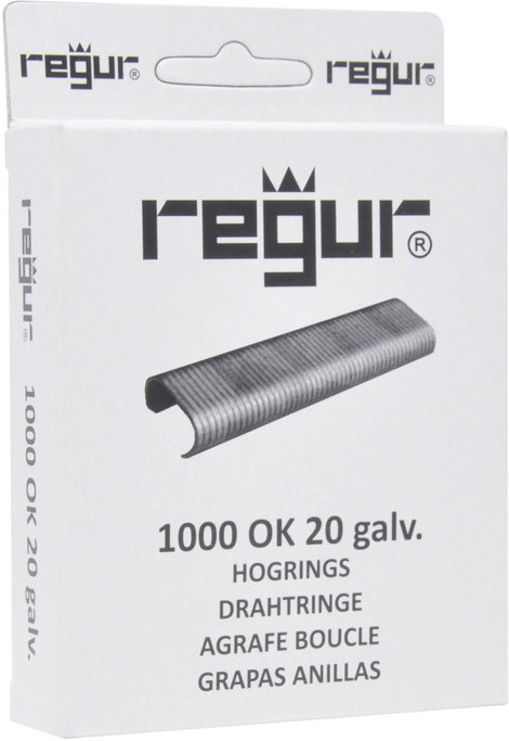 Regur OK 20 horganyzott gömbcsíptető 1000 db Regur 60714 Méret (H x Sz) 10 mm x 90 mm 2. kép