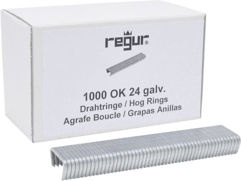 Regur OK 24 horganyzott huzalgyűrű 1 db Regur 60717 Méret (H x Sz) 10 mm x 100 mm