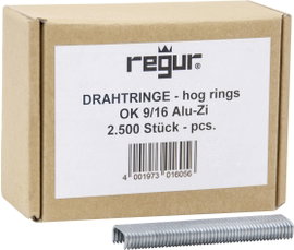 Regur OK 9/16 lyukasztók alumínium-cink 2500 db Regur 60725 Méret (H x Sz) 16 mm x 8 mm