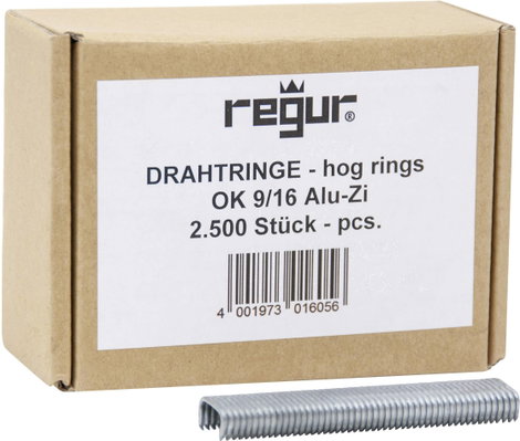 Regur OK 9/16 lyukasztók alumínium-cink 2500 db Regur 60725 Méret (H x Sz) 16 mm x 8 mm