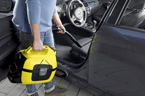 Kärcher Home & Garden WD 1 Compact Battery 1.198-301.0 Nedves-/száraz porszívó 230 W 7 l 1 akkuval 2. kép