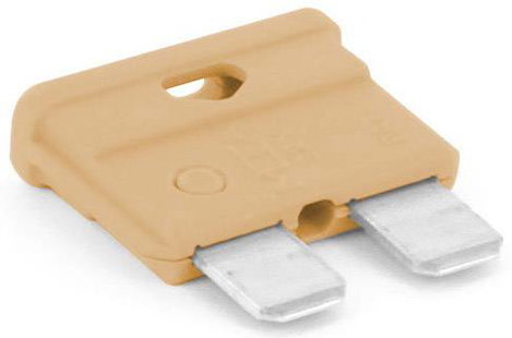 TRU COMPONENTS 8551180 Standard autós laposbiztosíték 5 A Világosbarna 1 db