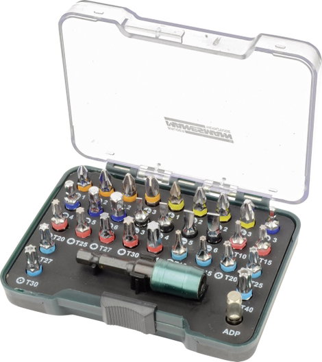 Brüder Mannesmann Mannesmann M29710 Bit készlet 32 részes 2. kép