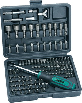 Brüder Mannesmann Mannesmann M29896 Bit készlet 122 részes