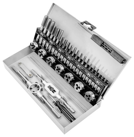 Brüder Mannesmann M53250-B Menetvágó készlet 32 részes 2. kép